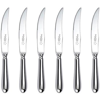 Arthur Price of England Early English Sovereign Stainless Steel Set Of 6 Steak Knives Arthur Price of England Early English Sovereign Stainless Steel Set Of 6 Steak Knives