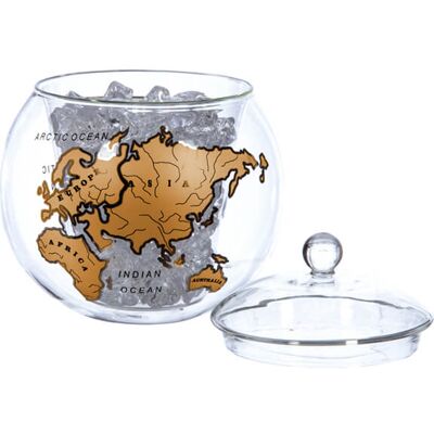 Mixology Vintage Globe Ice Bucket Gold Mixology Vintage Globe Ice Bucket Gold