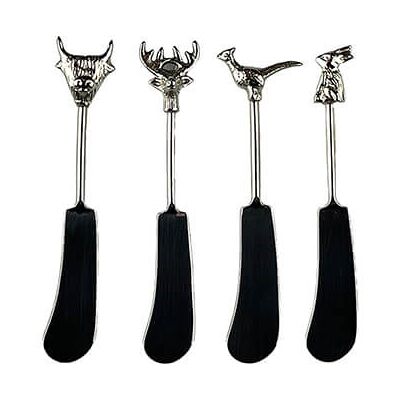Selbrae House Just Slate Company Country Animals Set of 4 Butter Knives Selbrae House Just Slate Company Country Animals Set of 4 Butter Knives