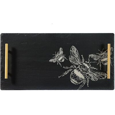 Selbrae House Just Slate Company Large Bee Slate Serving Tray Selbrae House Just Slate Company Large Bee Slate Serving Tray