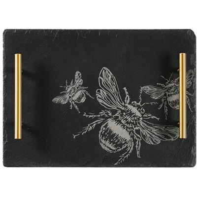 Selbrae House Just Slate Company Medium Bee Slate Serving Tray Selbrae House Just Slate Company Medium Bee Slate Serving Tray