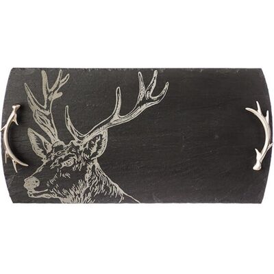 Selbrae House Just Slate Company Large Stag Slate Serving Tray Selbrae House Just Slate Company Large Stag Slate Serving Tray