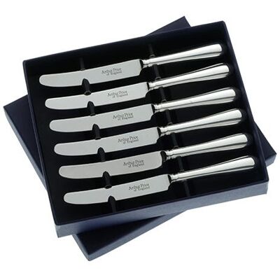 Arthur Price of England Sovereign Stainless Steel Set Of 6 Tea Knives Old English Arthur Price of England Sovereign Stainless Steel Set Of 6 Tea Knives Old English