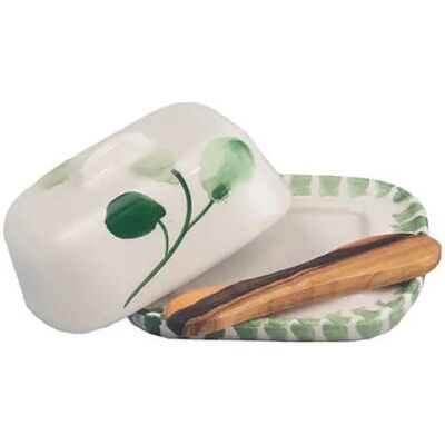 Selbrae House Flora Mini Ceramic Butter Dish & Knife Set Selbrae House Flora Mini Ceramic Butter Dish & Knife Set