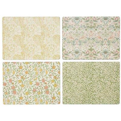 Morris & Co Simply Mixed Set of 4 Large Placemats - Placemat Morris & Co Simply Mixed Set of 4 Large Placemats - Placemat
