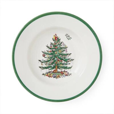 Spode Christmas Tree Set Of 4 23cm Soup Plates Spode Christmas Tree Set Of 4 23cm Soup Plates