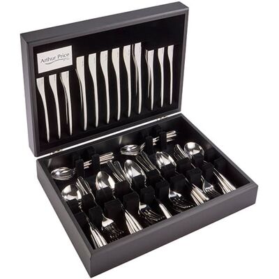Arthur Price Signature Echo 58 Piece 8 Person Canteen Set plus FREE Extra 8 Tea Spoons Arthur Price Signature Echo 58 Piece 8 Person Canteen Set plus FREE Extra 8 Tea Spoons