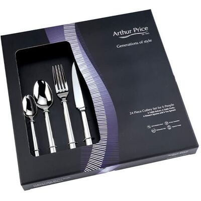 Arthur Price Classic Horizon 24 Piece Box Table Set Arthur Price Classic Horizon 24 Piece Box Table Set