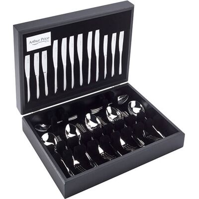 Arthur Price Signature Warwick 58 Piece 8 Person Canteen Set FREE Extra 8 Tea Spoons Arthur Price Signature Warwick 58 Piece 8 Person Canteen Set FREE Extra 8 Tea Spoons