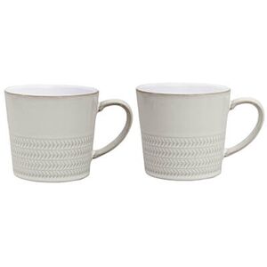 Denby Natural Canvas 2 Piece Textured Mug Set