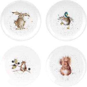 Wrendale Designs Assorted Set of 8 Inch Coupe Plates