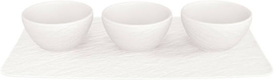 Villeroy & Boch Manufacture Rock Blanc 4 Piece Serving Set
