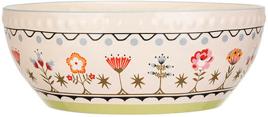 Cath Kidston Painted Table Ceramic Large Serving Bowl 26cm