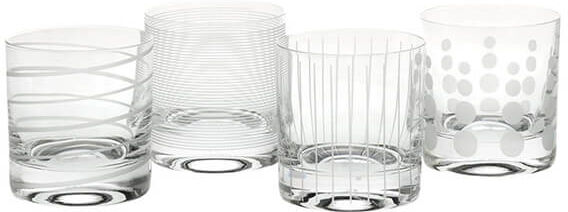 Mikasa Cheers Set Of 4 12.75oz Tumblers