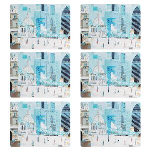 Denby Set Of 6 London Scene Placemats