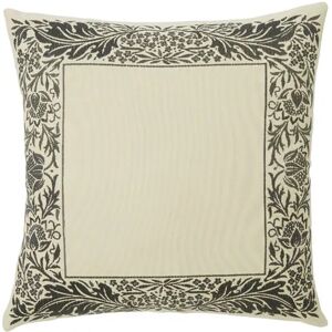 Morris & Co Artichoke Cushion 45x45cm Charcoal & Mustard