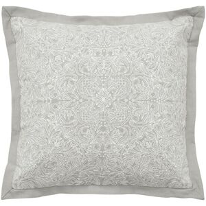 Morris & Co Pure Ceiling Embroidery Cushion 45x45cm Silver