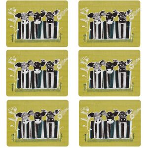 Denby Set Of 6 Cow Placemats Denby Set Of 6 Cow Placemats