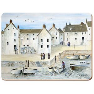 Creative Labs Tops Cornish Harbour Set Of 6 Premium Table Mats Creative Labs Tops Cornish Harbour Set Of 6 Premium Table Mats