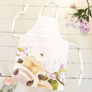 Lucys Farm Lucy's Farm Blossom Moo Cow Design Adult Apron Lucys Farm Lucy's Farm Blossom Moo Cow Design Adult Apron