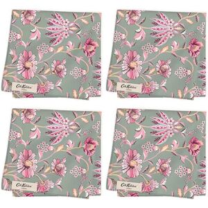 Cath Kidston Friendship Gardens Sage Set of 4 Napkins - Fabric Napkins Cath Kidston Friendship Gardens Sage Set of 4 Napkins - Fabric Napkins
