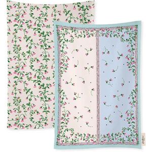 Cath Kidston Twin Flowers Set of 2 Tea Towels Cath Kidston Twin Flowers Set of 2 Tea Towels