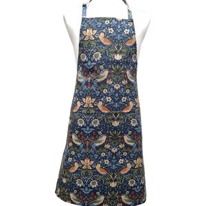 William Morris Strawberry Thief Navy Acrylic Apron William Morris Strawberry Thief Navy Acrylic Apron