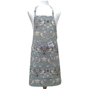 William Morris Strawberry Thief Blue Fabric Apron William Morris Strawberry Thief Blue Fabric Apron