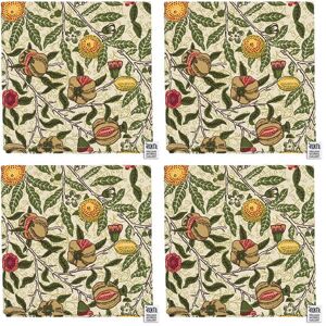 William Morris Fruit Pack Of 4 Napkins William Morris Fruit Pack Of 4 Napkins
