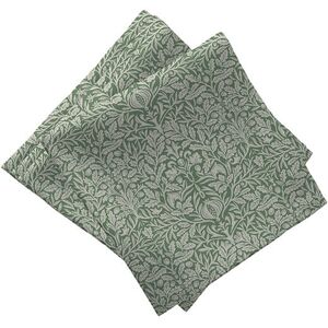 William Morris Acorn Green Pack Of 4 Napkins William Morris Acorn Green Pack Of 4 Napkins