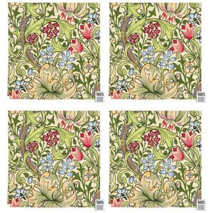 William Morris Golden Lily Pack Of 4 Napkins William Morris Golden Lily Pack Of 4 Napkins