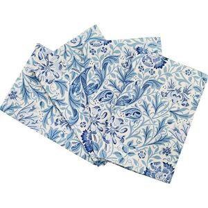 William Morris Blue Compton Pack Of 4 Napkin William Morris Blue Compton Pack Of 4 Napkin