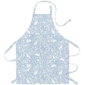 Le Chateau Textiles William Morris Forest Life Blue Cotton Apron - Apron Le Chateau Textiles William Morris Forest Life Blue Cotton Apron - Apron