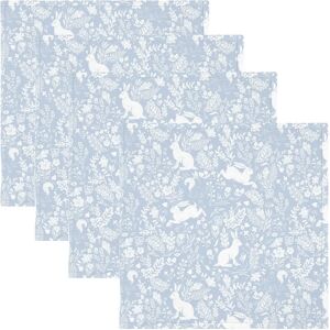 Le Chateau Textiles William Morris Forest Life Blue Pack of 4 Napkins - Napkins Le Chateau Textiles William Morris Forest Life Blue Pack of 4 Napkins - Napkins