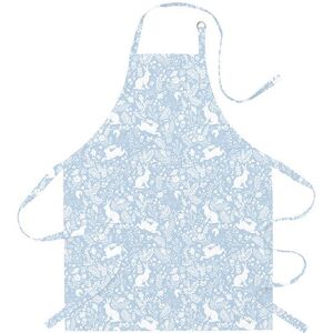 Le Chateau Textiles William Morris Forest Life Blue Acrylic Apron Le Chateau Textiles William Morris Forest Life Blue Acrylic Apron