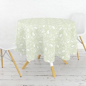 William Morris Forest Life Green 132cm Round Cotton Tablecloth William Morris Forest Life Green 132cm Round Cotton Tablecloth