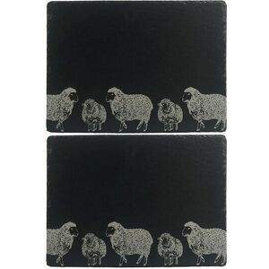 Selbrae House Just Slate Company Set of 2 Sheep Slate Place Mats Selbrae House Just Slate Company Set of 2 Sheep Slate Place Mats