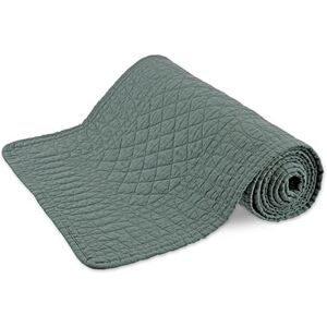 Mary Berry Signature Cotton Table Runner Sea Green Mary Berry Signature Cotton Table Runner Sea Green