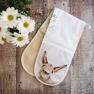 Lucys Farm Lucy's Farm Wonkey Donkey Double Oven Gloves Lucys Farm Lucy's Farm Wonkey Donkey Double Oven Gloves