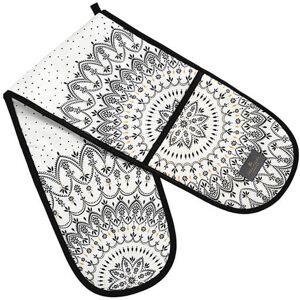 Sara Miller London Sara Miller Artisanne Noir Double Oven Glove Sara Miller London Sara Miller Artisanne Noir Double Oven Glove