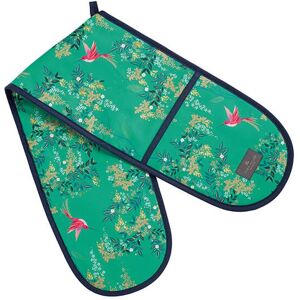 Sara Miller London Sara Miller Chelsea Green Birds Double Oven Glove Sara Miller London Sara Miller Chelsea Green Birds Double Oven Glove