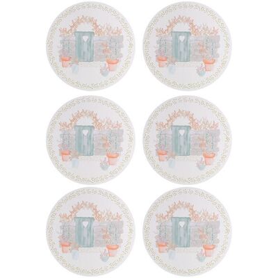 Denby Set Of 6 Walled Garden Round Placemats Denby Set Of 6 Walled Garden Round Placemats