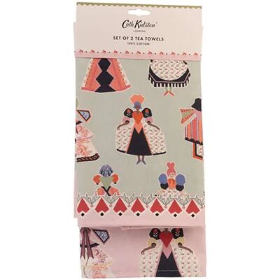 Cath Kidston Wild Flowers Wild Women Set of 2 Tea Towels Cath Kidston Wild Flowers Wild Women Set of 2 Tea Towels