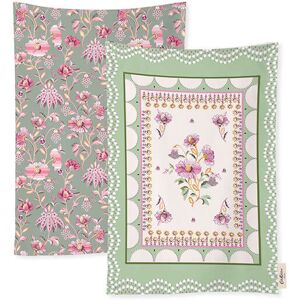 Cath Kidston Friendship Gardens Set of 2 Tea Towels