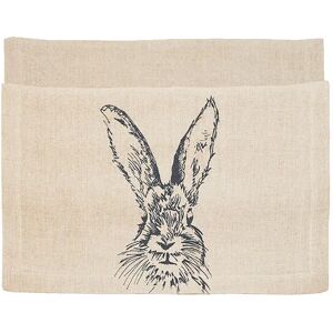 The Just Slate Company Hare Linen Table Runner