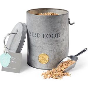 Burgon & Ball Sophie Conran Galvanized Bird Food Tin Burgon & Ball Sophie Conran Galvanized Bird Food Tin