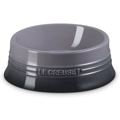 Le Creuset Flint Stoneware Large Pet Bowl Le Creuset Flint Stoneware Large Pet Bowl