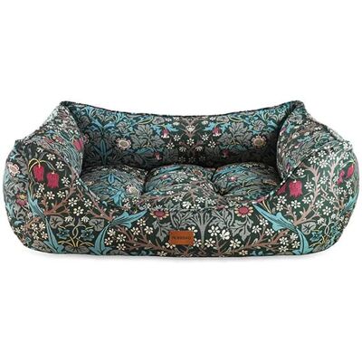Morris and Co - Blackthorn Print Square Bed - Large - Dog bed Morris and Co - Blackthorn Print Square Bed - Large - Dog bed