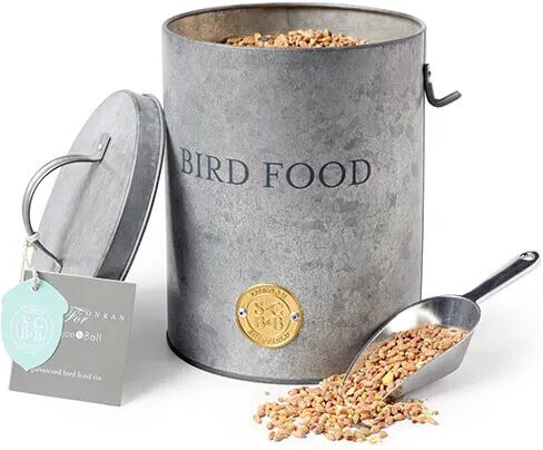 Burgon & Ball Sophie Conran Galvanized Bird Food Tin