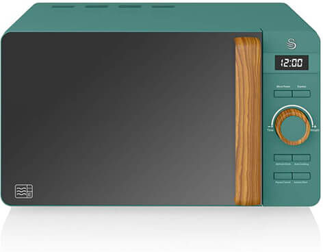 Swan Nordic Pine Green 20 Litre 800W Digital Microwave